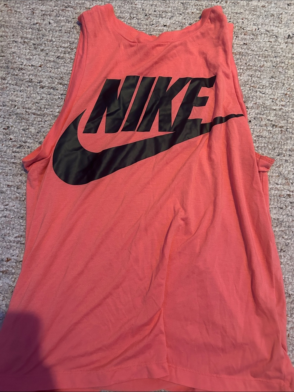 Orange Nike tank